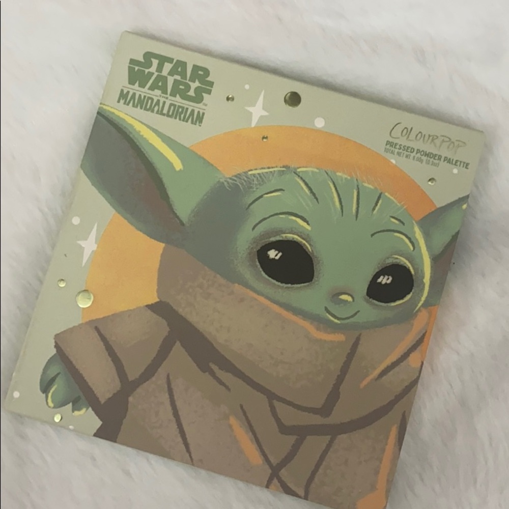 Baby yoda x colourpop eyeshadow palette
